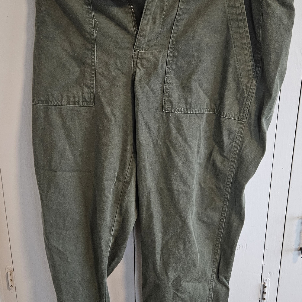 Tommy Hilfiger Womens Dark Green Cargo Pants Size XL